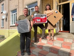 Астраханцы помогли починить школу в Новой Астрахани