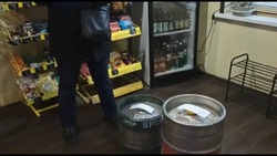 Астраханские правоохранители изъяли более 300 литров пива