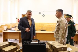 Астраханский губернатор в Знаменске встретился с военнослужащими 